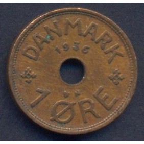 DENMARK 1 Ore 1936