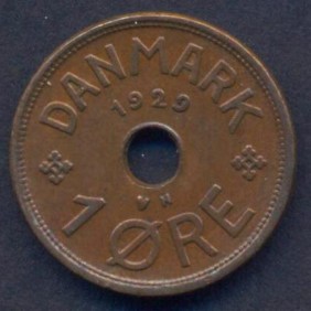 DENMARK 1 Ore 1929