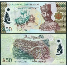 BRUNEI 50 Ringgit 2004 Polymer