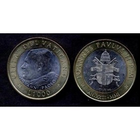 VATICANO 1000 Lire 2001...