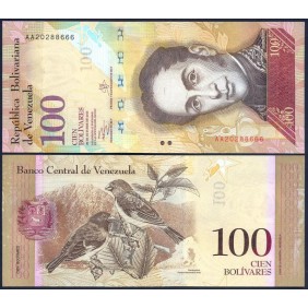 VENEZUELA 100 Bolivares 2013