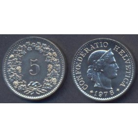SWITZERLAND 5 Rappen 1978...