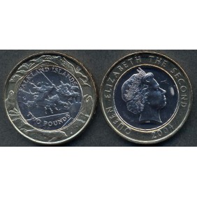 FALKLAND ISLANDS 2 Pounds...