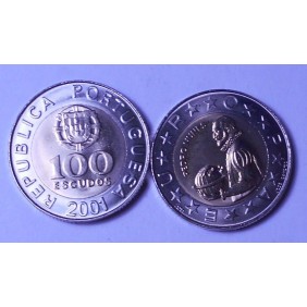 PORTUGAL 100 Escudos 2001...