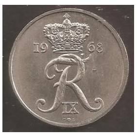 DENMARK 10 Ore 1968
