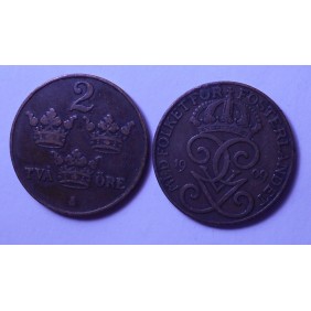 SWEDEN 2 Ore 1909