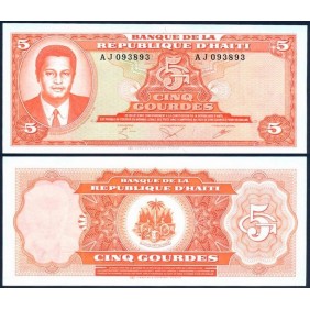 HAITI 5 Gourdes 1979