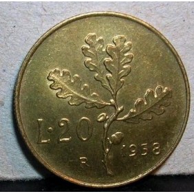 20 Lire 1958