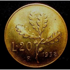 20 LIRE 1958