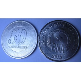 ANGOLA 50 Centimos 2012