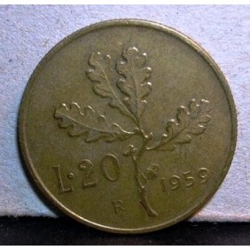 20 LIRE 1959