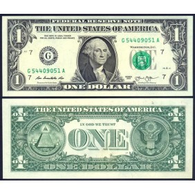 USA 1 Dollar 2013 Letter G