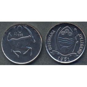 BOTSWANA 10 Thebe 1991