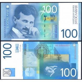 YUGOSLAVIA 100 Dinara 2000