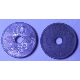 DENMARK 10 Ore 1944