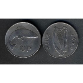 IRELAND 10 Pence 1969