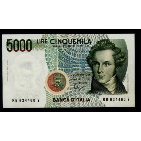 5000 Lire Bellini Lettera B...
