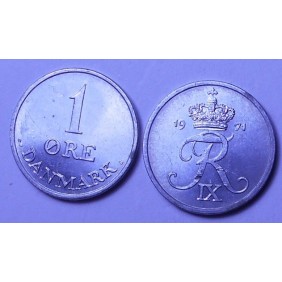 DENMARK 1 Ore 1971
