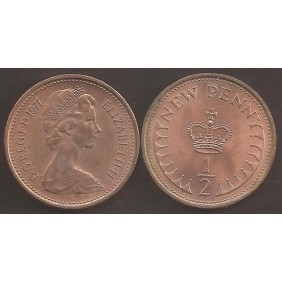 GREAT BRITAIN 1/2 Penny 1971