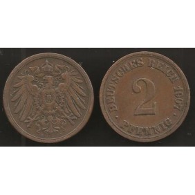 GERMANY EMPIRE 2 Pfennig...