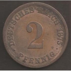 GERMANY EMPIRE 2 Pfennig...