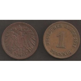 GERMANY EMPIRE 1 Pfennig...