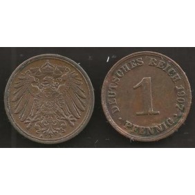 GERMANY EMPIRE 1 Pfennig...