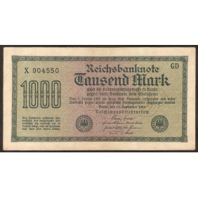 GERMANY 1000 Mark 1922