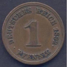 GERMANY EMPIRE 1 Pfennig...