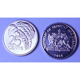 TRINIDAD & TOBAGO 25 Cents...