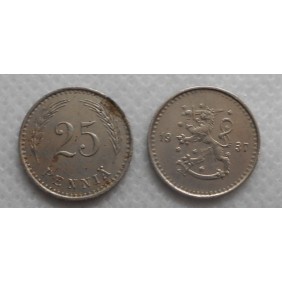 FINLAND 25 Pennia 1937