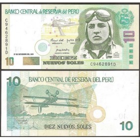 PERU 10 Nuevos Soles 2001