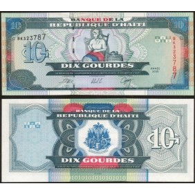 HAITI 10 Gourdes 2000