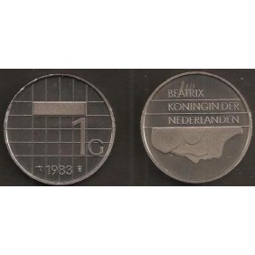 NETHERLANDS 1 Gulden 1983