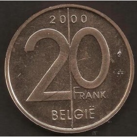 BELGIUM 20 Francs 2000...