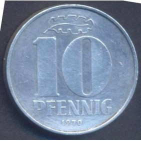 DDR 10 Pfennig 1970