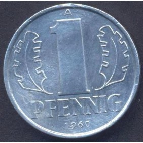 DDR 1 Pfennig 1960