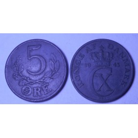 DENMARK 5 Ore 1943
