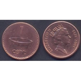 FIJI 1 Cent 2001