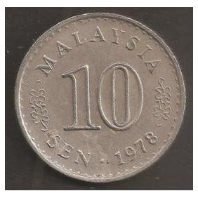 MALAYSIA 10 Sen 1978