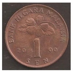 MALAYSIA 1 Sen 2000