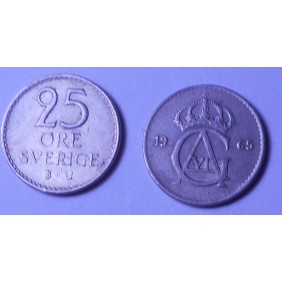 SWEDEN 25 Ore 1965