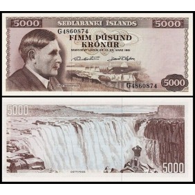 ICELAND 5000 Kronur L....