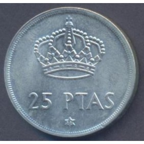 SPAIN 25 Pesetas 1975 (77)
