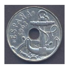 SPAIN 50 Centimos 1963 (64)