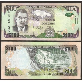 JAMAICA 100 Dollars 2014...