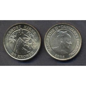 DENMARK 20 Kroner 2005...