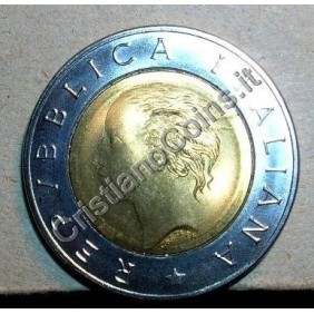 500 Lire 1991 TESTA PICCOLA...