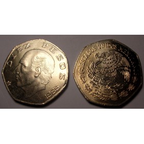 MEXICO 10 Pesos 1985...