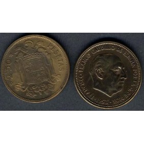 SPAIN 2 1/2 Pesetas 1953 (56)